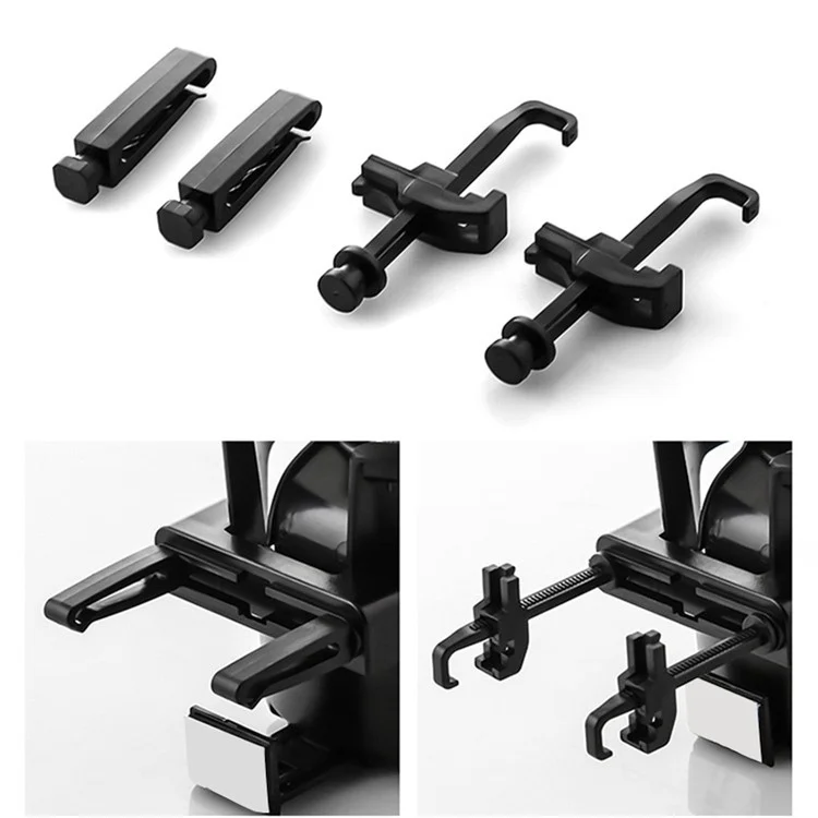 SB-1055 Multi-functional Car Air Vent Mount Drink Cup Holder Phone Bracket - Black/Red