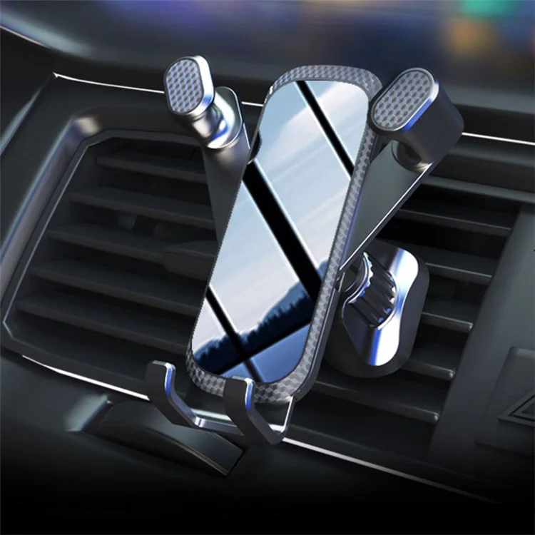 I-type Shockproof Car Phone Mount Adjustable Universal Vehicles Air Vent Phone Holder for 4-6.5 Inches Mobile Phones