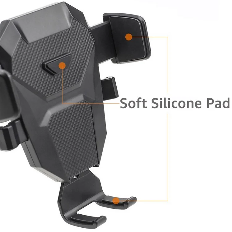 UN-105 Rotating Car Phone Holder Bracket with Suction Cup Base for 3.8-6.8inch Smartphones