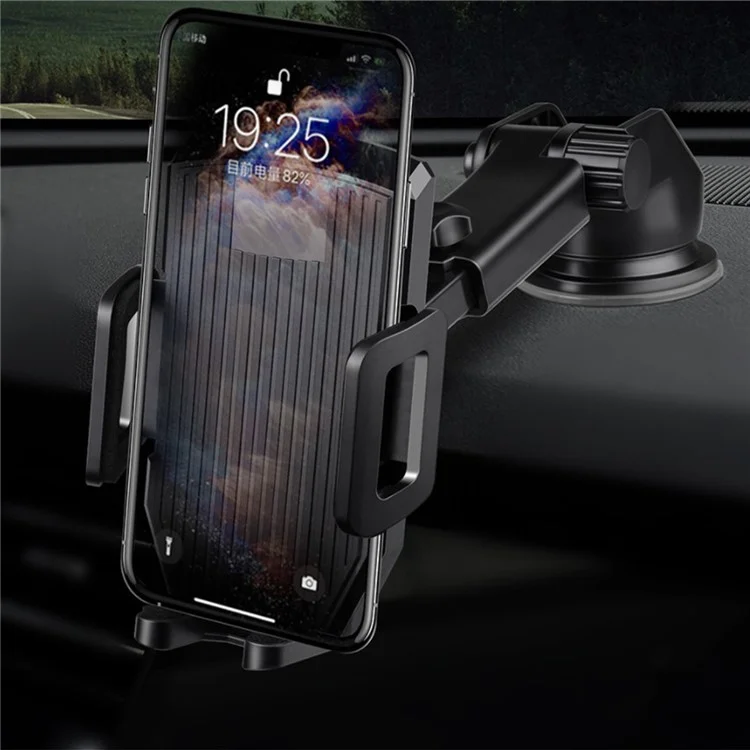 UN-90 Car Dashboard/Windshield Suction Cup Mount Rotating Bracket Holder for 50-85mm Mobile Phones