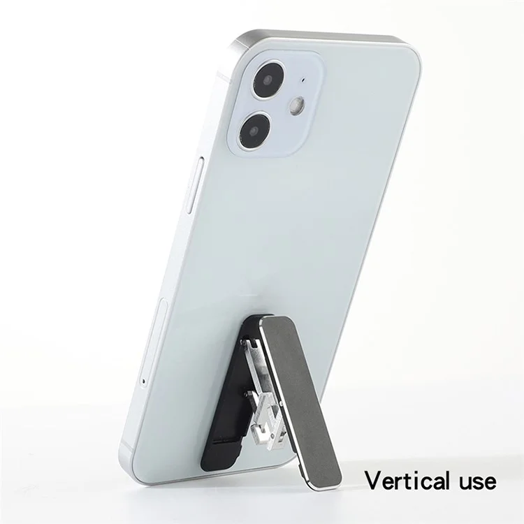 GX Portable Folding Desk Monte Porta Del Telefono Fantetteria Mobile Cradle Alluminio Stipper Pieghevoli Per Supporto Per Cellulare - Nero