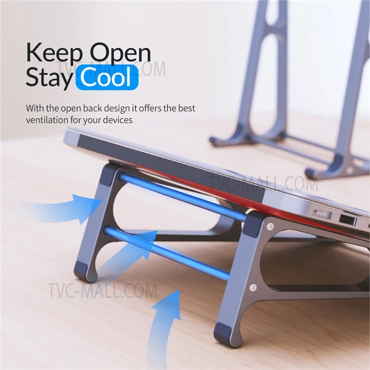 ORICO-MA13-GY-BP Ergonomics Desktop Notebook Holder Stand Aluminum Laptop Heighten Bracket