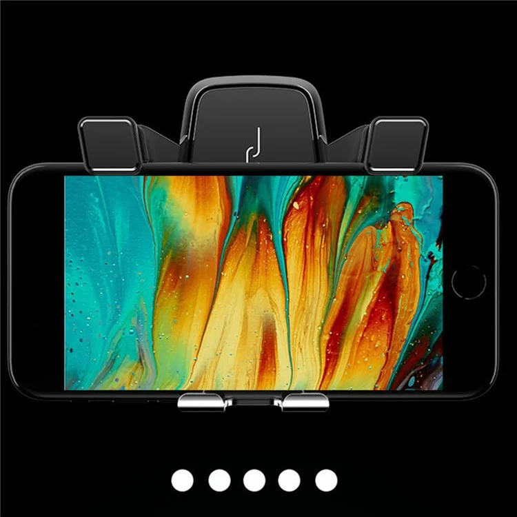 M1 Universal Carro De Air Tomada De Automotor Suporte De Telefone De Montagem Suporte De Metal Rotativa - Prata