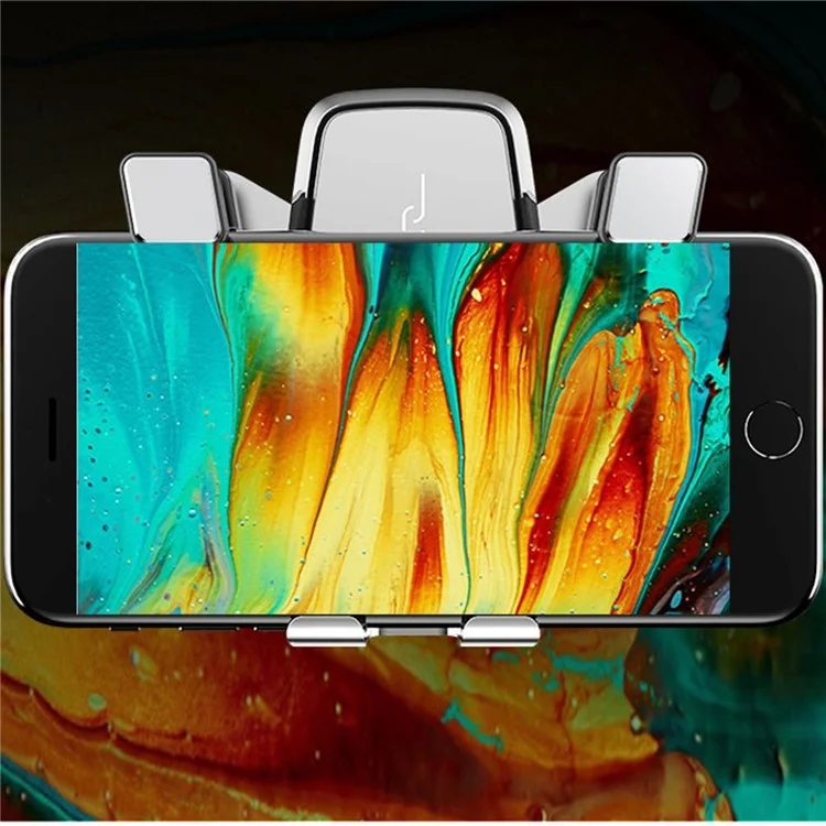 M1 Universal Carro De Air Tomada De Automotor Suporte De Telefone De Montagem Suporte De Metal Rotativa - Prata