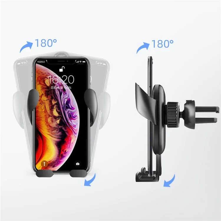 F2 Cartoon Design Car Air Outlet Mount Rotatable Gravity Phone Holder Stand Bracket - Angry