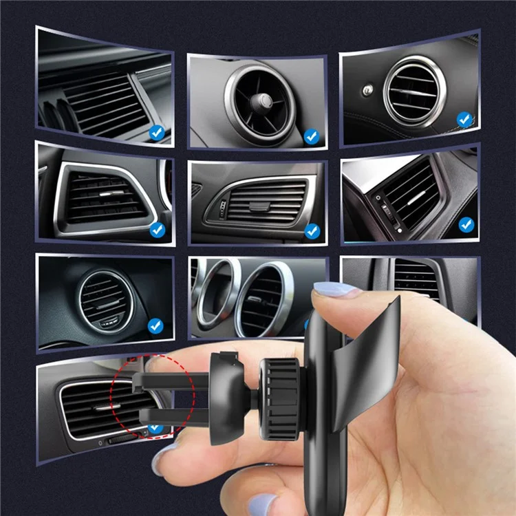 F2 Cartoon Design Car Air Outlet Mount Rotatable Gravity Phone Holder Stand Bracket - Angry