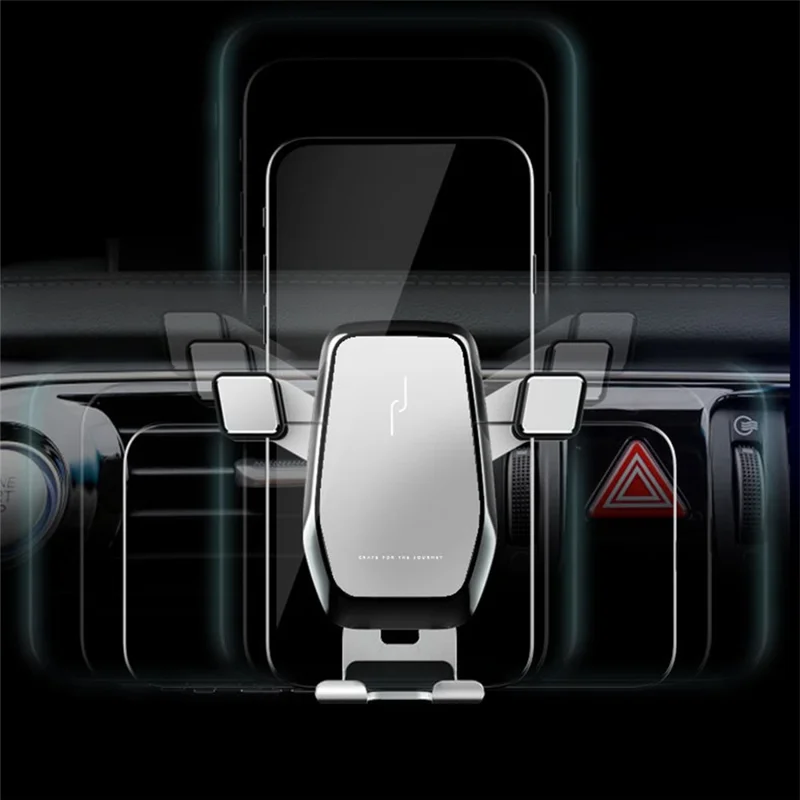 M1 Car Air Vent Outlet Mount 360 Degree Rotatable Gravity Phone Holder Stand Bracket - Gold