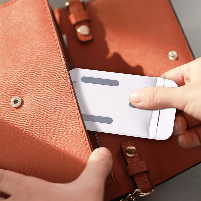 K10 Lifting Desktop Bracket Angle Adjustable Folding Lazy Mobile Phone Holder - White