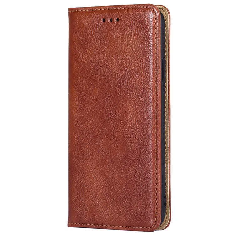 Auto Magnétique Floct Clost Prothere Cuir PU Flip Couvert - Brun