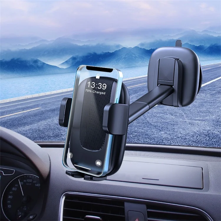 RAXFLY A090 for 4-6.7inch Mobile Phone Car Windshield Dashboard Suction Cup Base Phone Holder Bracket