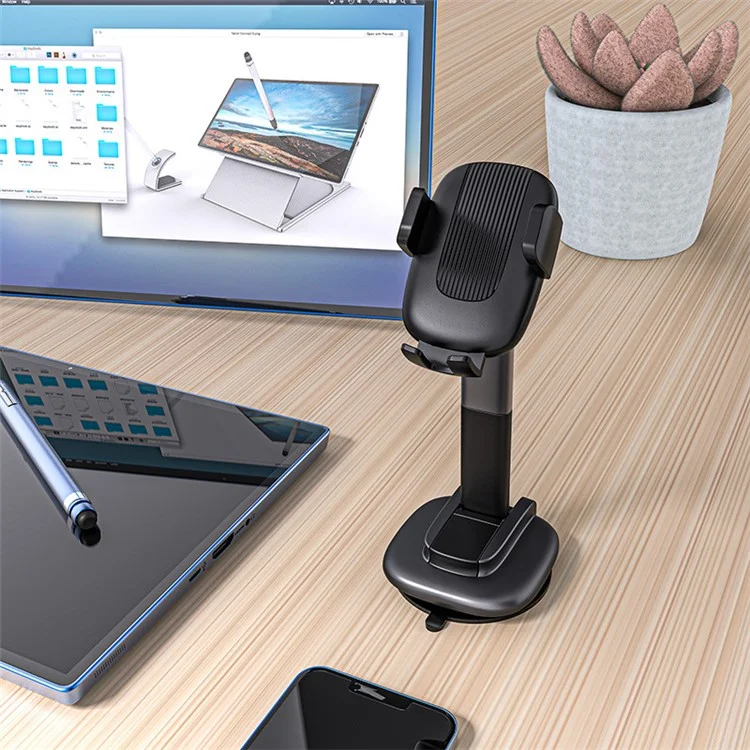 RAXFLY A090 for 4-6.7inch Mobile Phone Car Windshield Dashboard Suction Cup Base Phone Holder Bracket