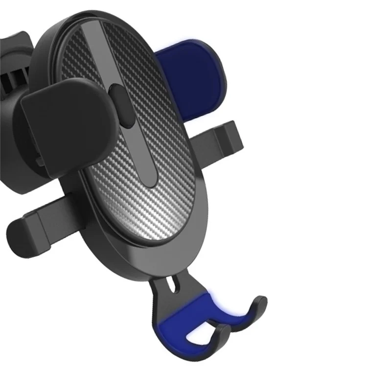 D-23 Universal Cars Dashboard Phone Holder Auto Clamping Car Phone Mount Support 360-degree Rotating - Black