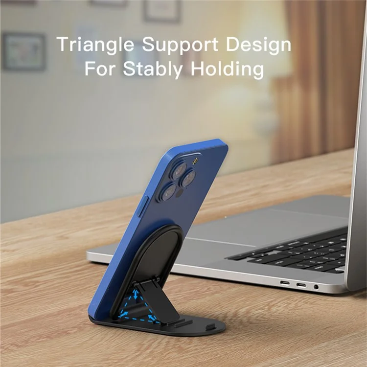 YESIDO C141 Folding Hands-free Phone Holder 4 Angles Adjustable Anti-slip Desktop Stand - White
