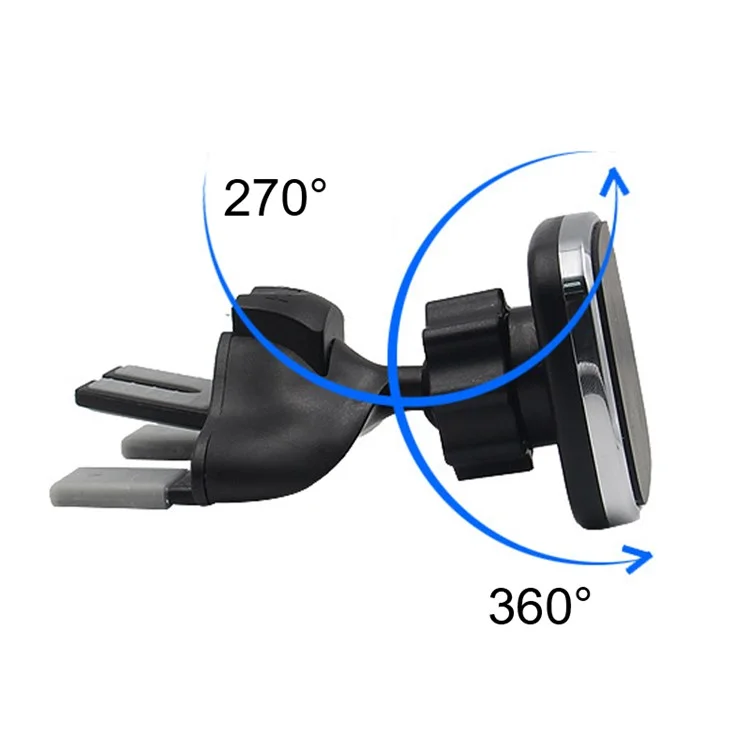 Car CD Slot/Air Vent Mount Magnetic Mobile Phone Holder 360 Degrees Rotating Phone Bracket Stand