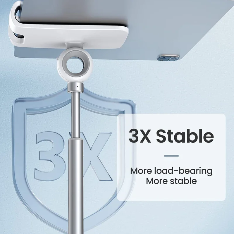 Desktop Universal Celular Titular Altura Ângulo Ajustável Tablet Phone Suporte - Prata