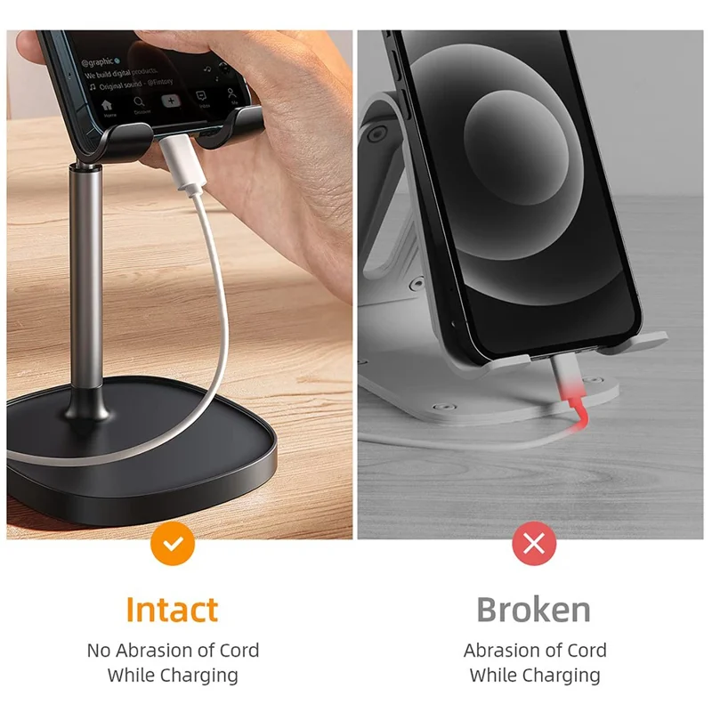 Desktop Universal Celular Titular Altura Ângulo Ajustável Tablet Phone Suporte - Preto