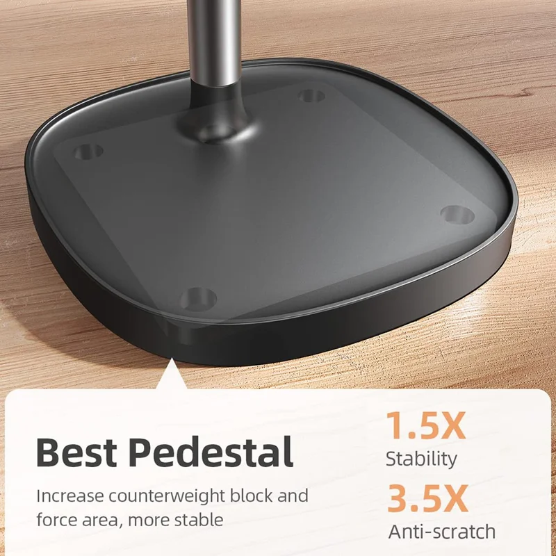 Desktop Universal Celular Titular Altura Ângulo Ajustável Tablet Phone Suporte - Preto