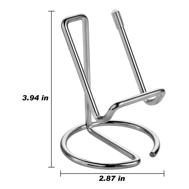 Милая электропокрытая железная проволока Универсальный настольный держатель для телефона и планшета - Серебро