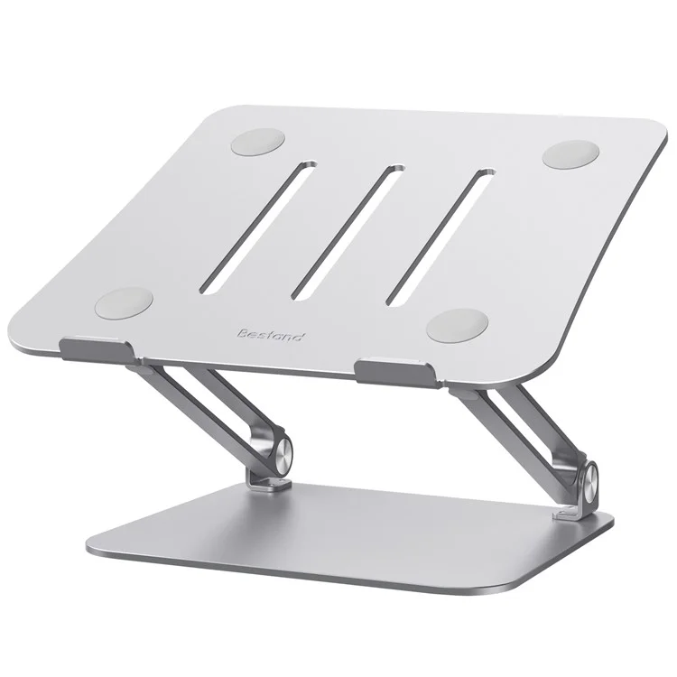 BESTAND For 10-17" Laptop Supporto in Lega di Alluminio Regolabile Supporto per Notebook da Scrivania - Argento