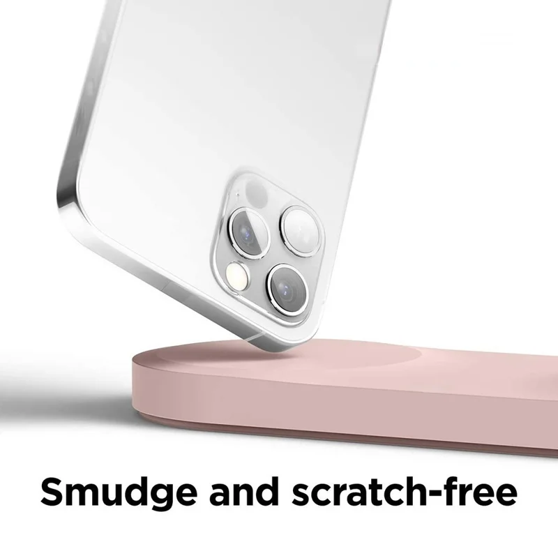 Wireless Charger Case Compatible with MagSafe Magnetic Charger Silicone Protective Cover - Pink