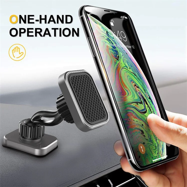 H302B Angle-adjustable Dashboard Car Phone Holder Mount Rotation Strong Suction Phone Holder for Desktop