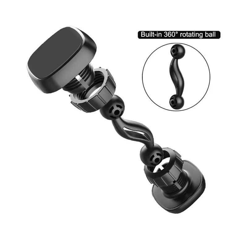 H302B Angle-adjustable Dashboard Car Phone Holder Mount Rotation Strong Suction Phone Holder for Desktop