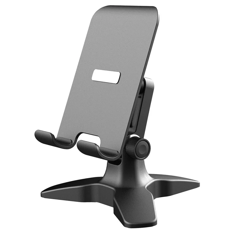 IPS-T6  Cell Phone Stand Angle Adjustable Rotating Desk Sturdy Folding Tablet Holder Stand for Home Office
