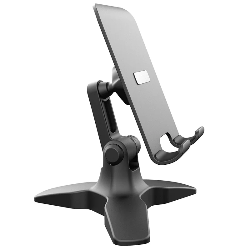 IPS-T6  Cell Phone Stand Angle Adjustable Rotating Desk Sturdy Folding Tablet Holder Stand for Home Office