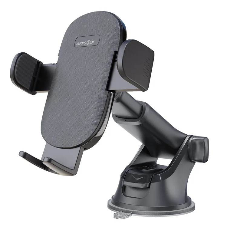 H9-S02 Angle-adjustable Car Phone Holder Mount Dashboard Strong Magnetic Absorption Base Phone Clip Holder