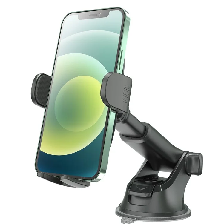H9-S02 Angle-adjustable Car Phone Holder Mount Dashboard Strong Magnetic Absorption Base Phone Clip Holder