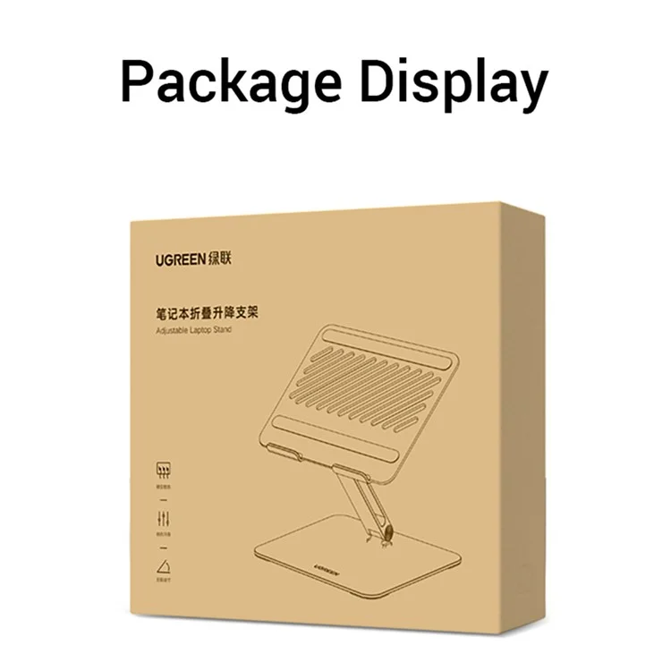 UGGREEN 40291 Faltender Aluminium-Laptop-Stand Mit Multi-Winkel-einstellbarer Tragbarer Desktop-Tablet-Halter Für MacBook-Air-PRO-Computer