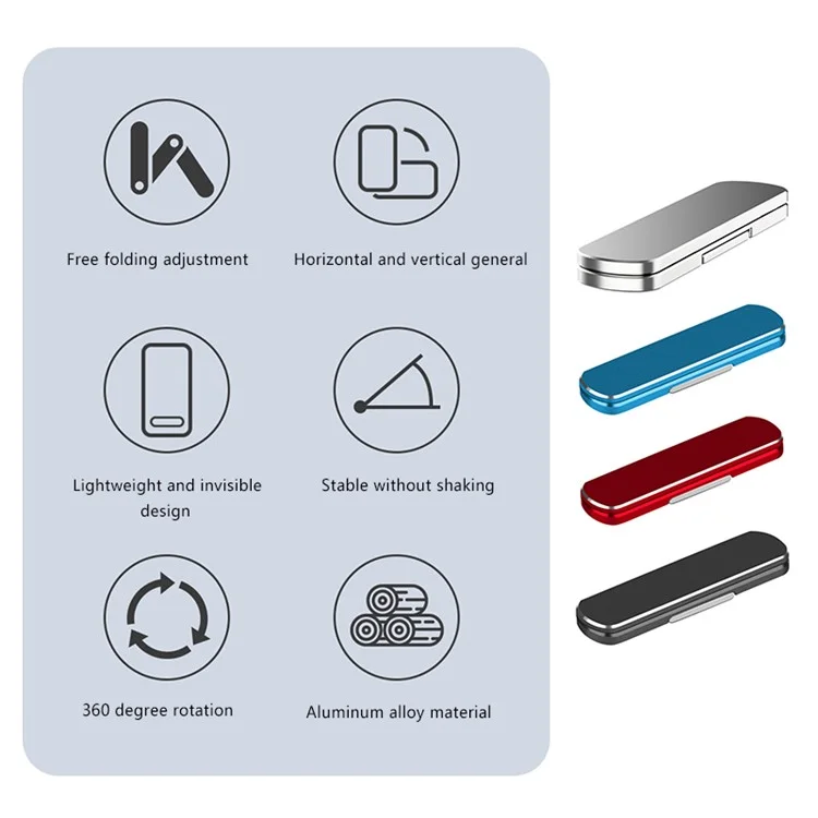 ZJ-02 ANGLE RÉGLABLABLE ANGLE 360-DEMORD ALLIAGE D'AVIATION ALUMINIUM D'ALIMOIRE DE NOUVELLES DE PLIAGE DE PLIAGE - Argent