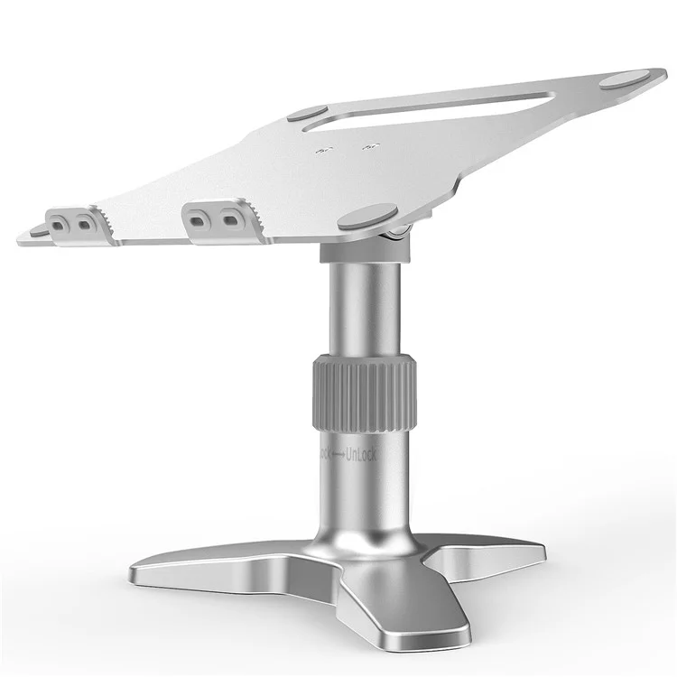 L2 Supporto Per Computer Portatile In Alluminio Multi-angolo Tablet Tablet Portatile Regolabile Con Fori Di Dissipazione Del Calore Per MacBook Air Pro / IPad
