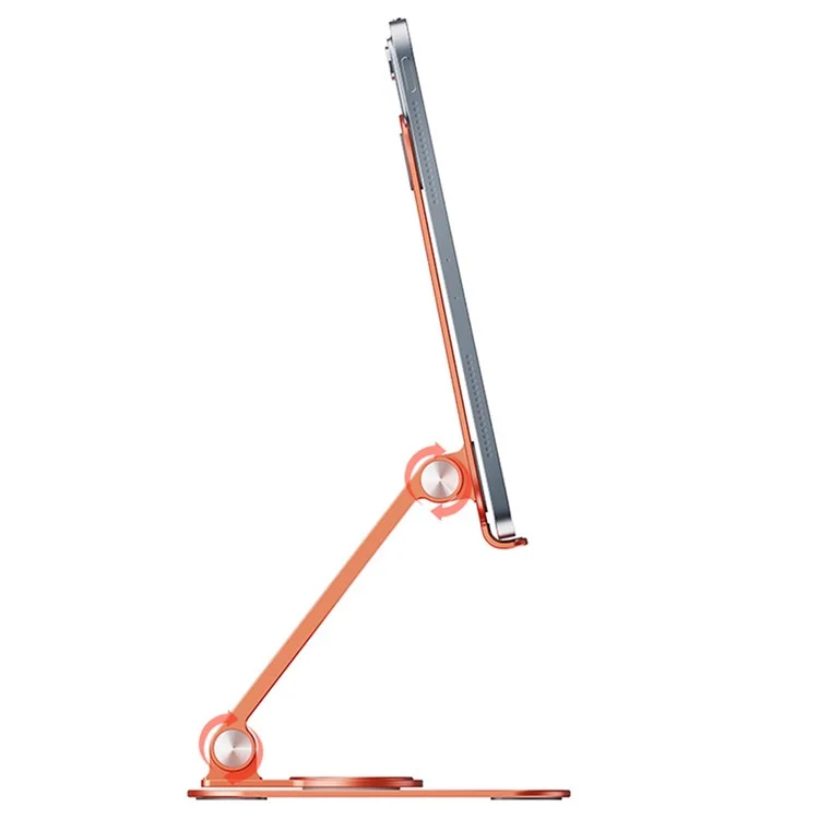 Boneruy L04mini 360 Graus Girando O Titular Da Tabuleta Oco Dissipação De Calor De Alumínio Berço Dobrável Para Ipad - Cinza