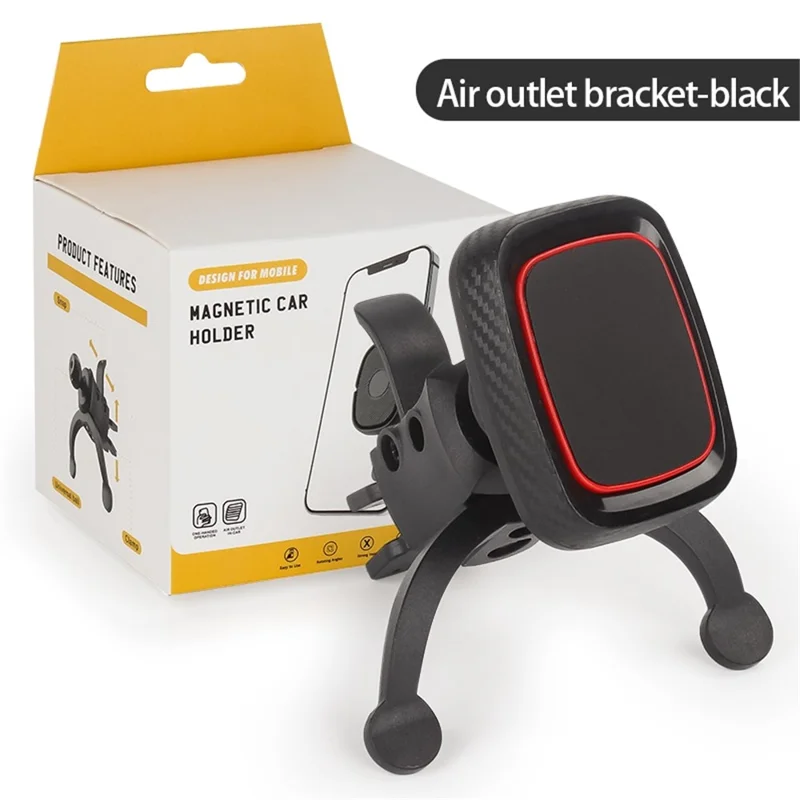 JY-A21 Adjustable Air Vent Phone Mount Strong Magnetic Navigation Car Phone Holder Cell Phone Holder Stand