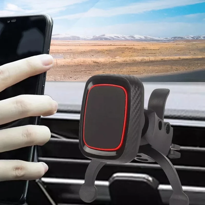 JY-A21 Adjustable Air Vent Phone Mount Strong Magnetic Navigation Car Phone Holder Cell Phone Holder Stand