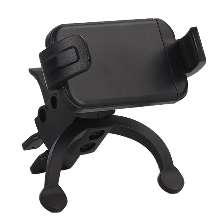 JY-61 Car Air Vent Mount Stand Car Navigation Phone Holder 360-Degree Rotatable for Cell Phones and Tablets - Black