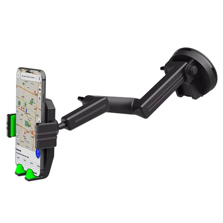 Dashboard GPS Telefon Mount Mount Arm Regolabile Porta Del Telefono Del Parabrezza Universale Per 4-7,2 Pollici Smartphone - Verde