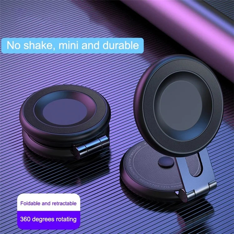 R-just HZ19 Magnetic-Absorbed Car Mount Holder Holder Car Accessy Accessy Для Tesla/внедорожник/автомобиль/электромобили/грузовик - Черный