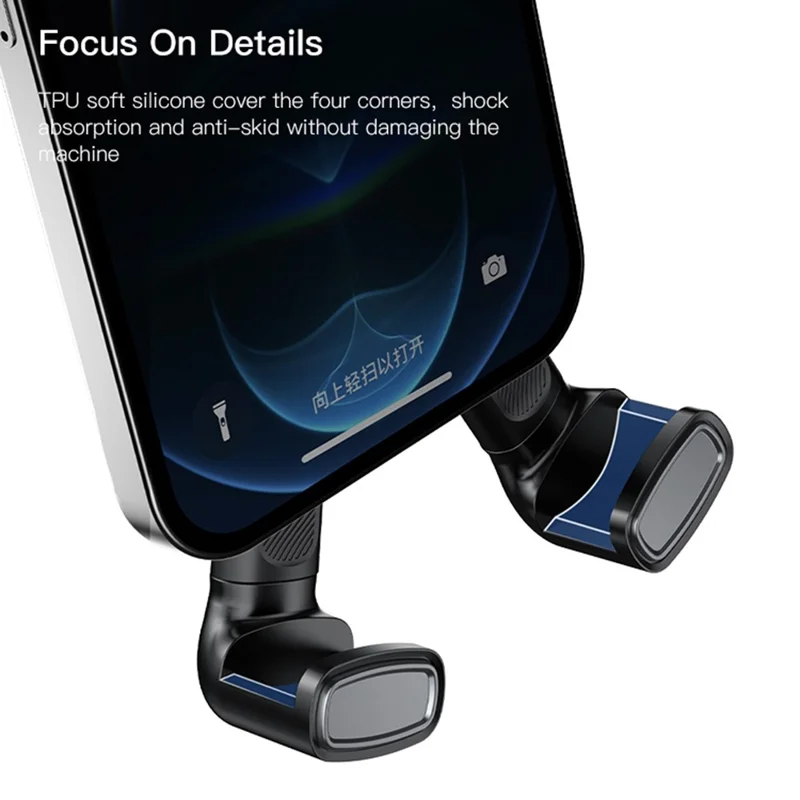 YESIDO C191 Universal Bicycle Handlebar Phone Holder Rack 360-degree Rotatable Motorcycle Scooter Smartphone X-shape Stand Cycling Accessories