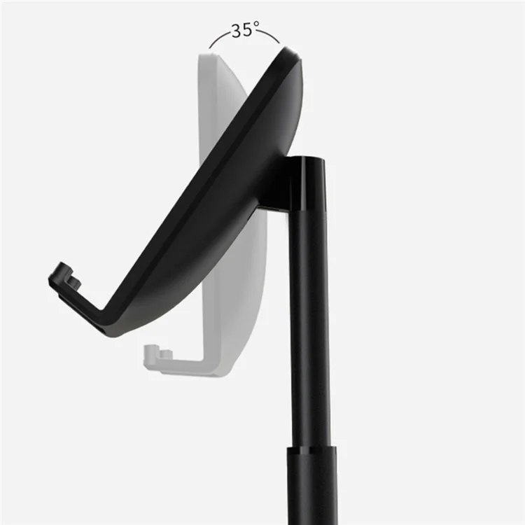 AS015-B Tablet Stand Holder Multi-Function Adjustable Aluminum Alloy Desktop Phone Stand Bracket - Black