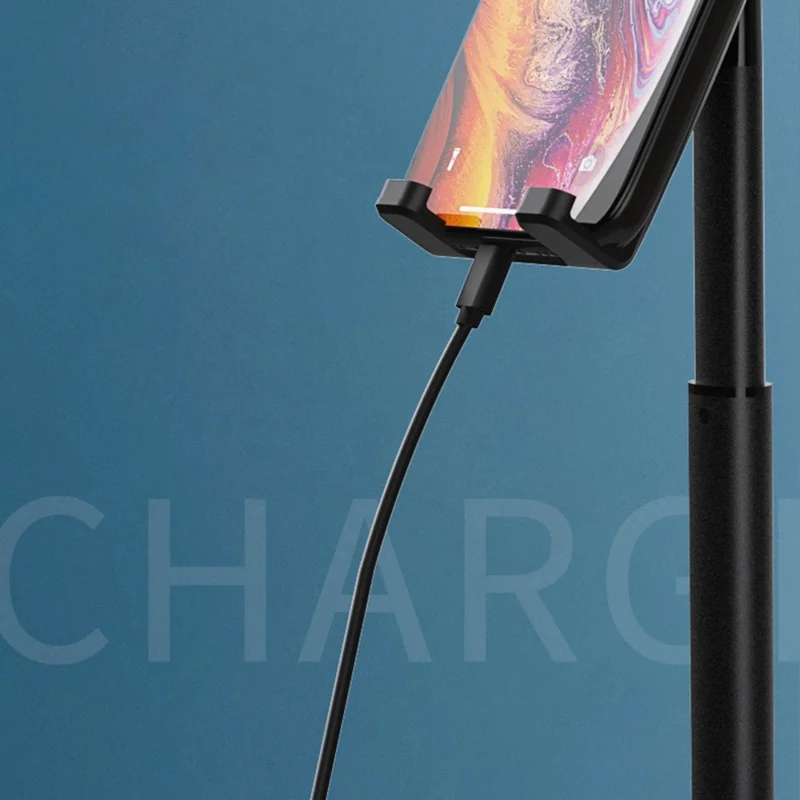 AS015-B Tablet Stand Holder Multi-Function Adjustable Aluminum Alloy Desktop Phone Stand Bracket - Green