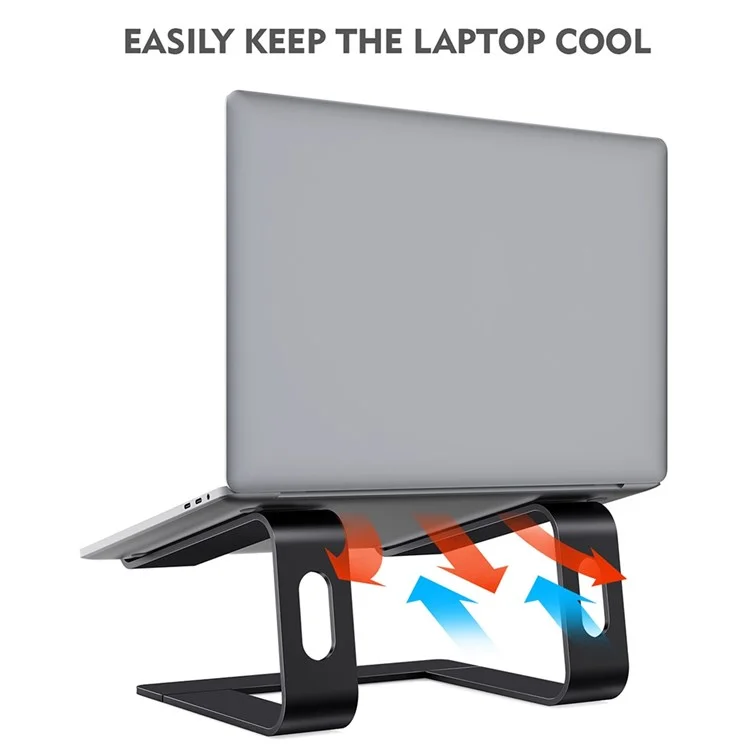 M5-MINI Aluminium Alloy Computer Desktop Riser Ergonomic Laptops Table Elevator Holder Bracket Stand - Grey