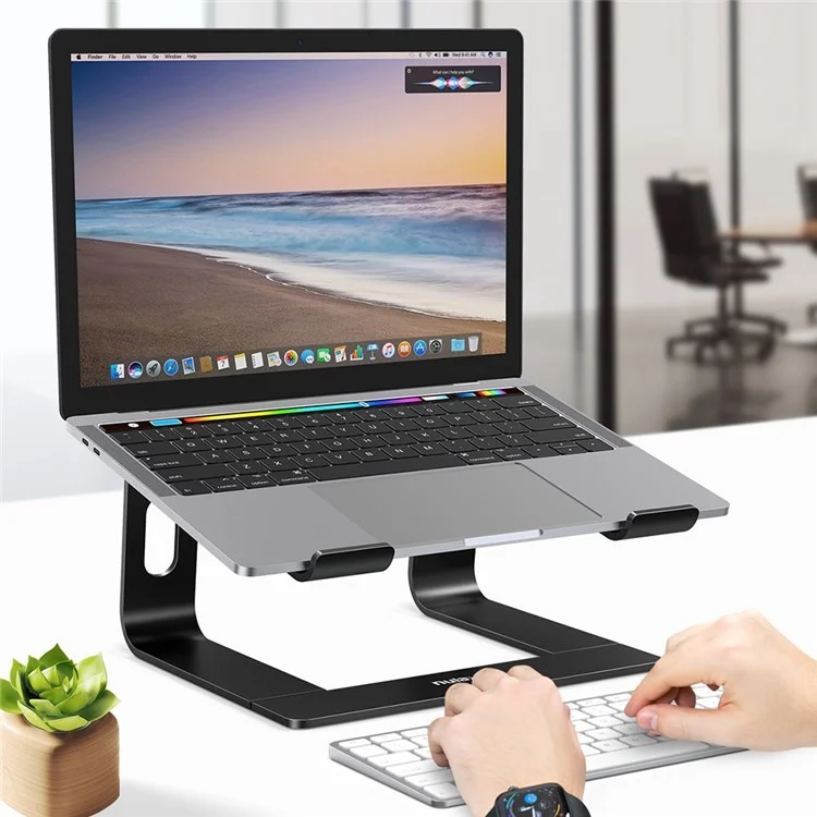 M5-MINI Aluminium Alloy Computer Desktop Riser Ergonomic Laptops Table Elevator Holder Bracket Stand - Grey