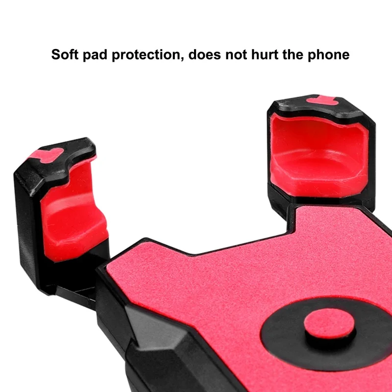 PLA-01 Universal Motorcycle Bike Handlebar Phone Holder Bicycle Phone Mount for 3.5-6.8 inch - Blue