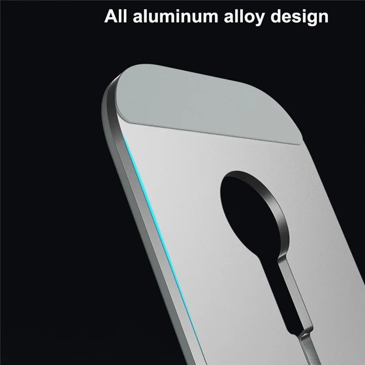 Phone Stand Compatible with MagSafe Charger Foldable Wireless Charger Phone Holder Cradle - Silver