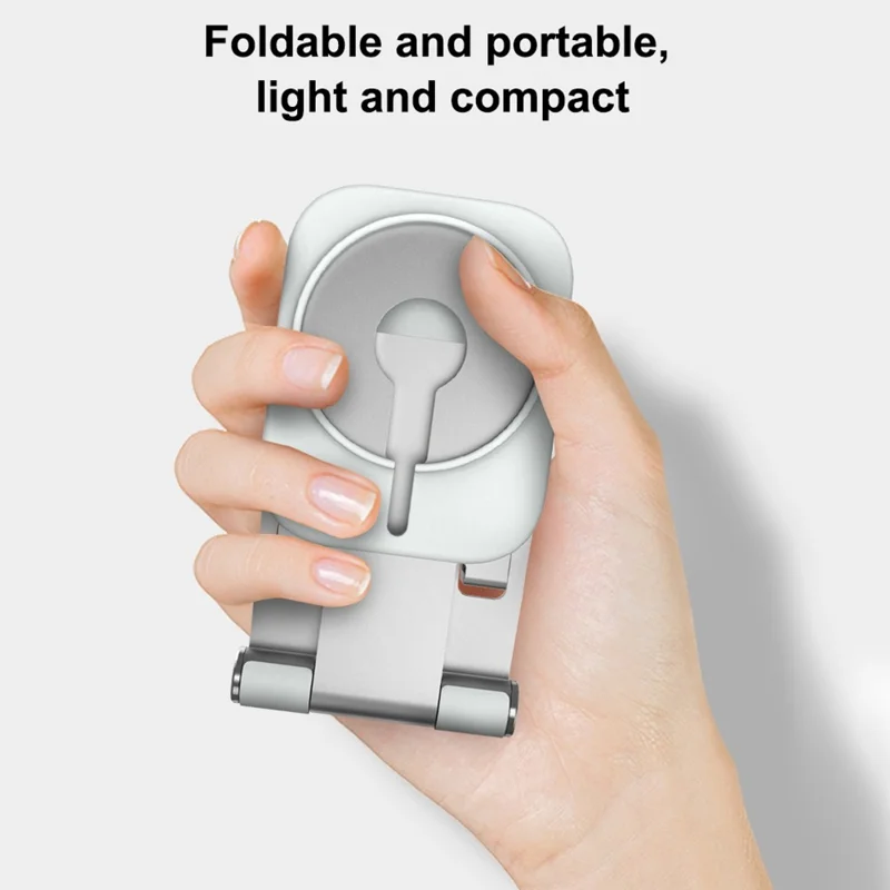 Phone Stand Charger Foldable Wireless Charger Phone Holder Cradle - Dark Grey