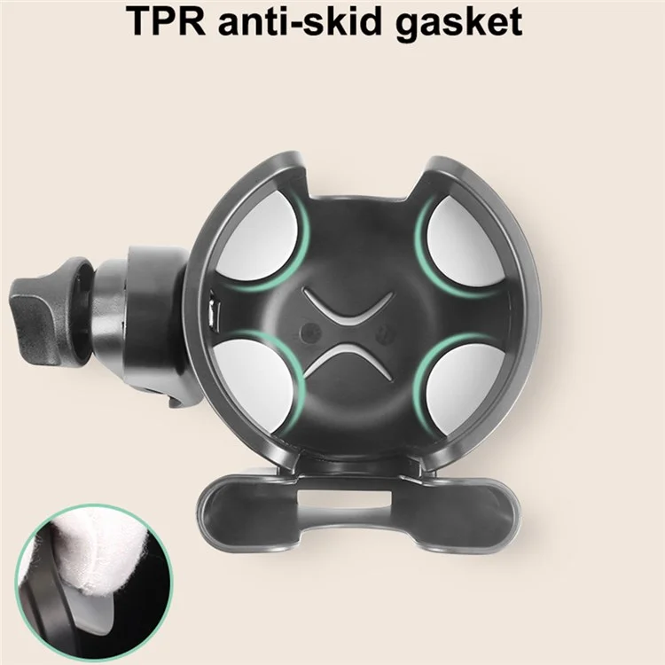 Infant Baby Stroller 2-in-1 ABS Milk Bottle Cup Holder Organizer with Phone Holder - Pink