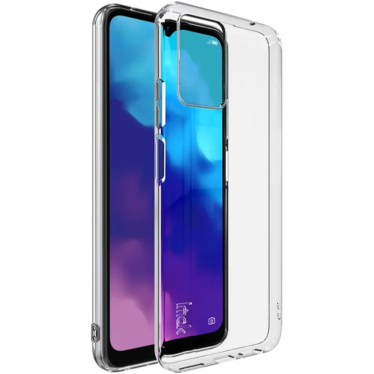 Série IMAK UX-5 Pour ZTE Blade V30 Vita Clear Mobile Phone Protective Case Soft TPU Anti-Drop Phone du Téléphone Portable Shell Shockproofing Cover - Transparent