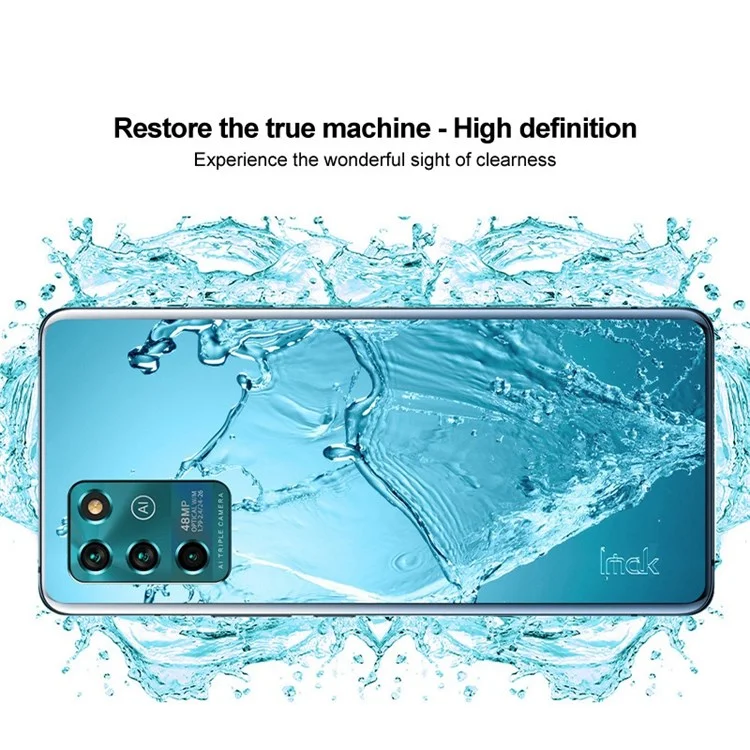 Série IMAK UX-5 Pour ZTE Blade V30 Vita Clear Mobile Phone Protective Case Soft TPU Anti-Drop Phone du Téléphone Portable Shell Shockproofing Cover - Transparent